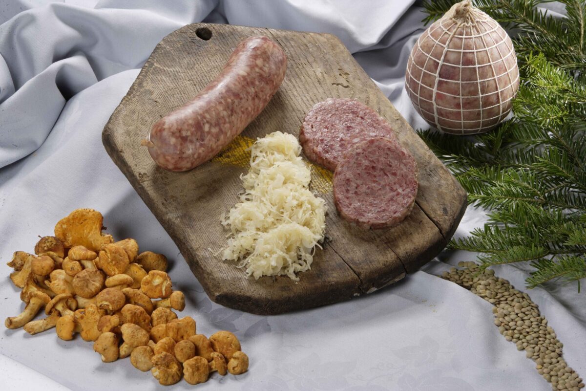 Foto cotechino ambientata